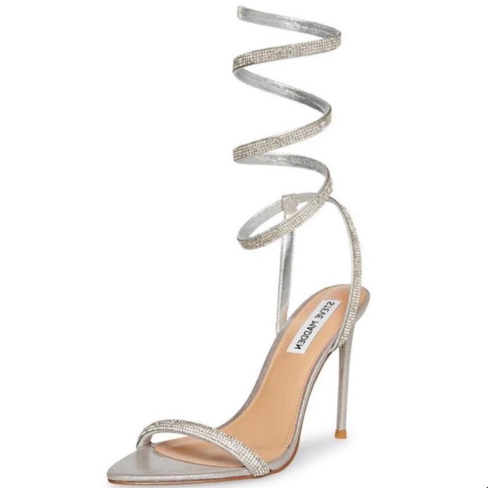 Steve Madden Bali Rhinestone Glitter Heels
